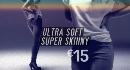 jean denim ajustado ultra soft super skinny