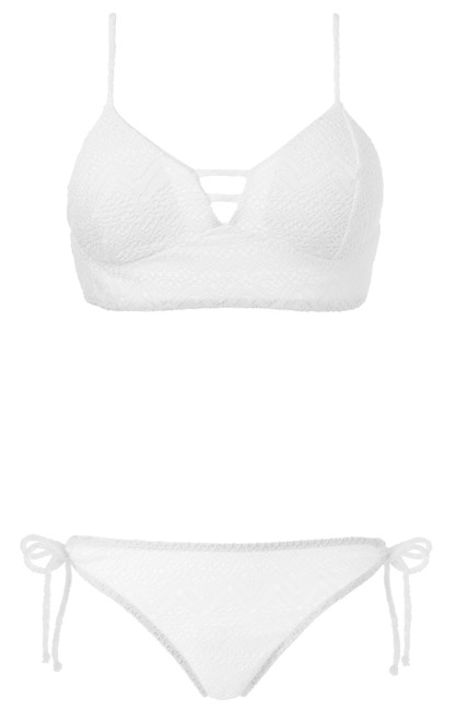 Elegante bikini blanco de Primark online