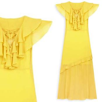comprar vestido amarillo
