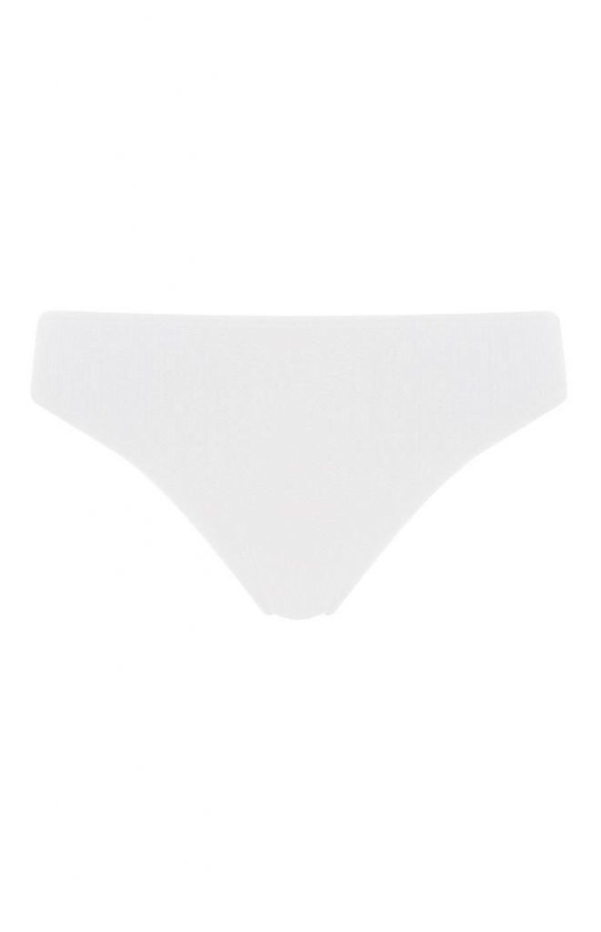Braguita de bikini Primark blanca con textura
