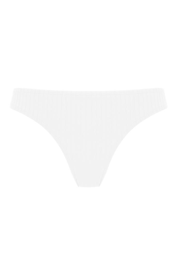 Braguita de bikini Primark blanca de canalé