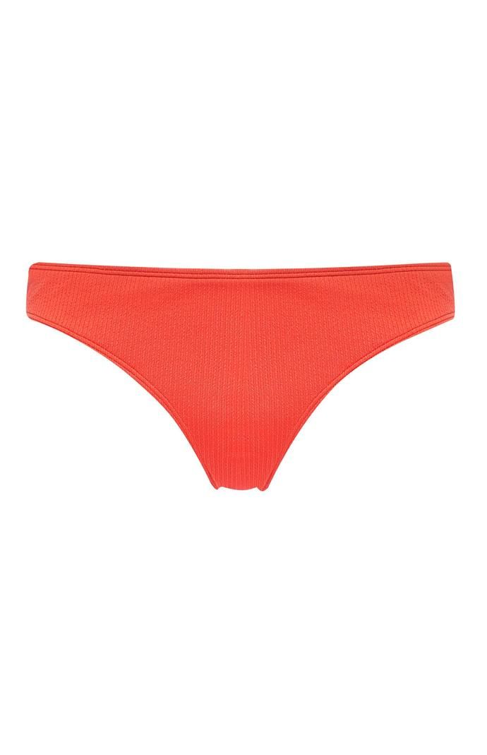 Braguita de bikini Primark color coral con un solo tirante