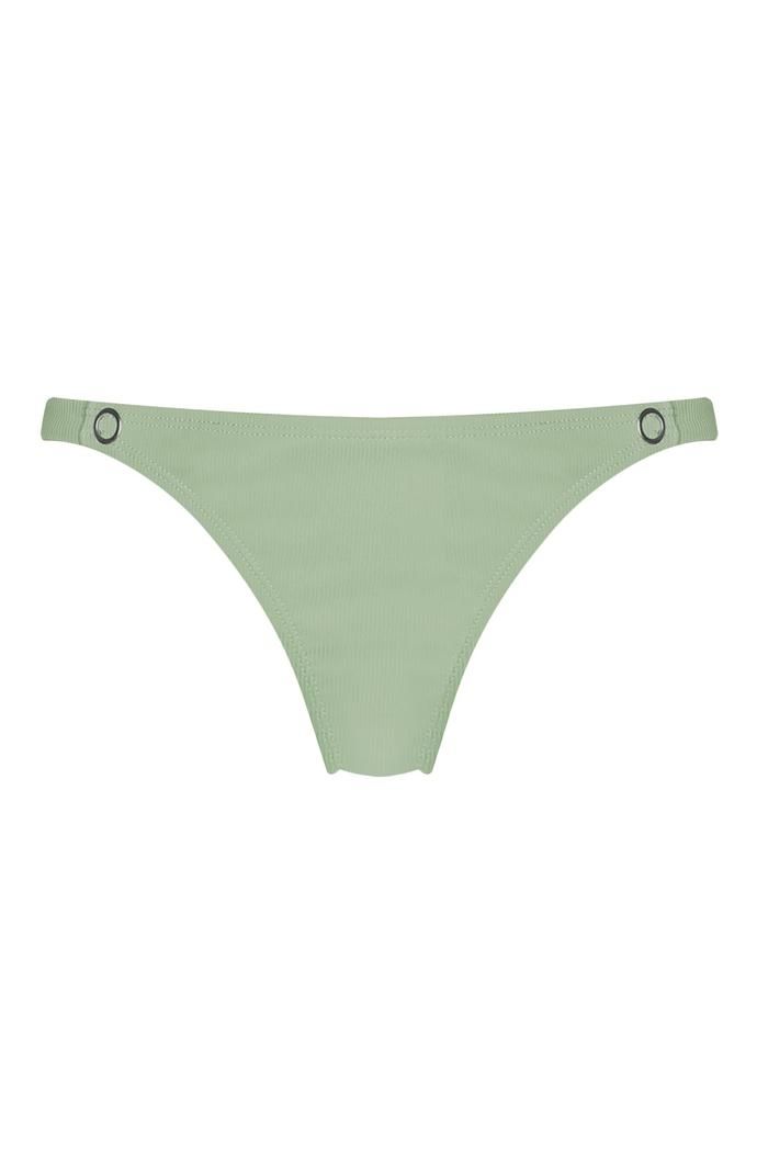 Braguita de bikini Primark verde oliva con corchetes