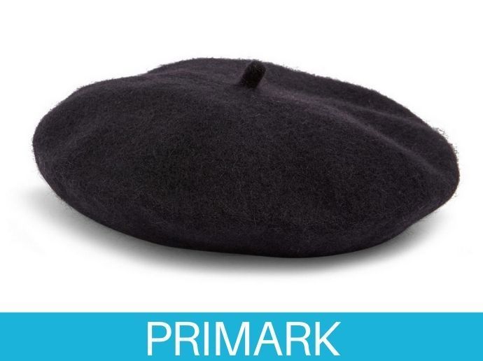 Boina de lana negra en Primark